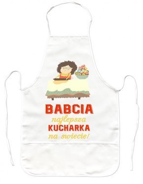 Fartuszek Kuchenny - Babcia najlepsza kucharka na świecie