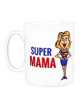 Kubek biały - Kubek Dla Mamy - Super Mama