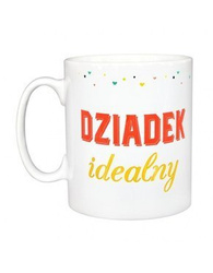 Kubek biały - Kubek Dziadek Idealny
