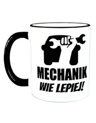 Kubek z czarnym uszkiem - Mechanik Wie Lepiej