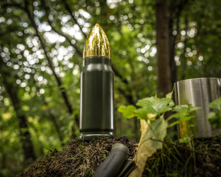 Termos pocisk artyleryjski 350 ml - ARMY GREEN