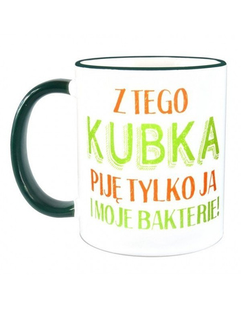 Kubek z zielonym uszkiem - Kubek Bakterie