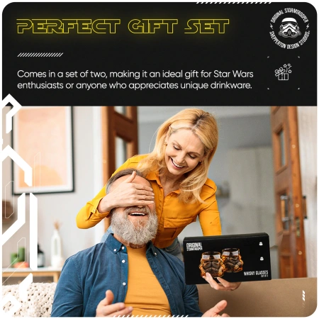 Star Wars - Szklanki do whisky Stormtrooper 2 szt. - 300 ml