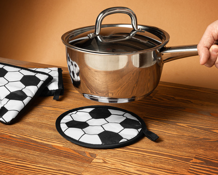 Piłkarskie rękawice kuchenne z podkładką 