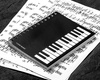 Notes muzyka - I LOVE MUSIC 