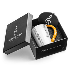 Zestaw muzyka duo - Kubek FLET + podkładka