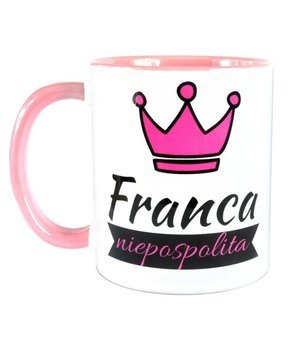 Kubek z różowym uszkiem i wnętrzem - Franca Niepospolita