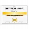 Certyfikat - 30 Urodziny - ramka biała