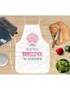 Fartuszek Kuchenny - Super babeczka w kuchni (różowa)